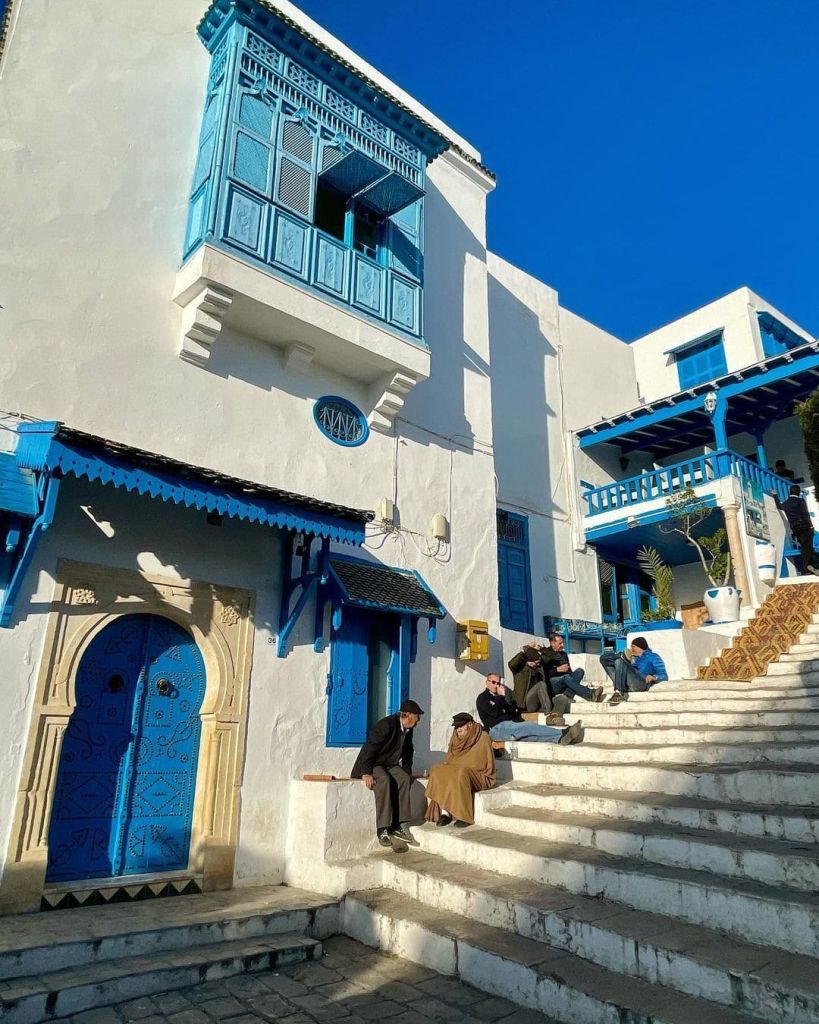 Улочки Сиди Бу Саида (Тунис)