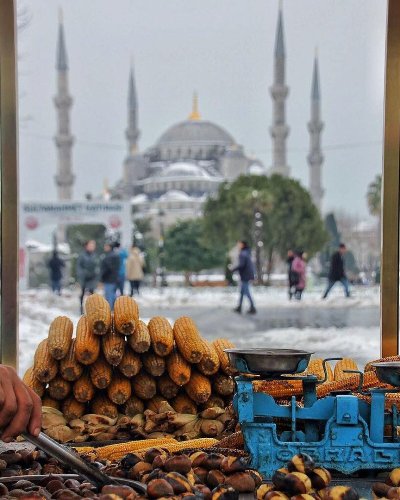 Стамбул зимой