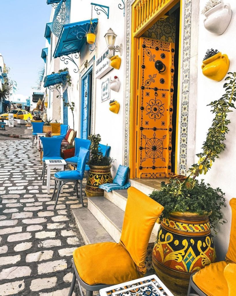 Бело-голубой город Сиди Бу Саид (Тунис)