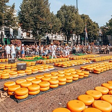 Ярмарка сыра в Алкмааре (Голландия)